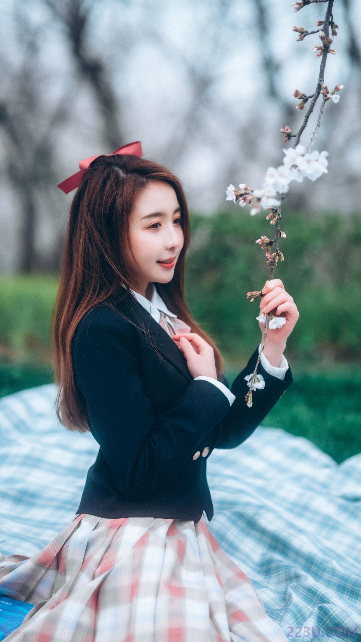 少女与樱 – 41P – 摄影：大鱼76 – 模特：富贵 - 福利组