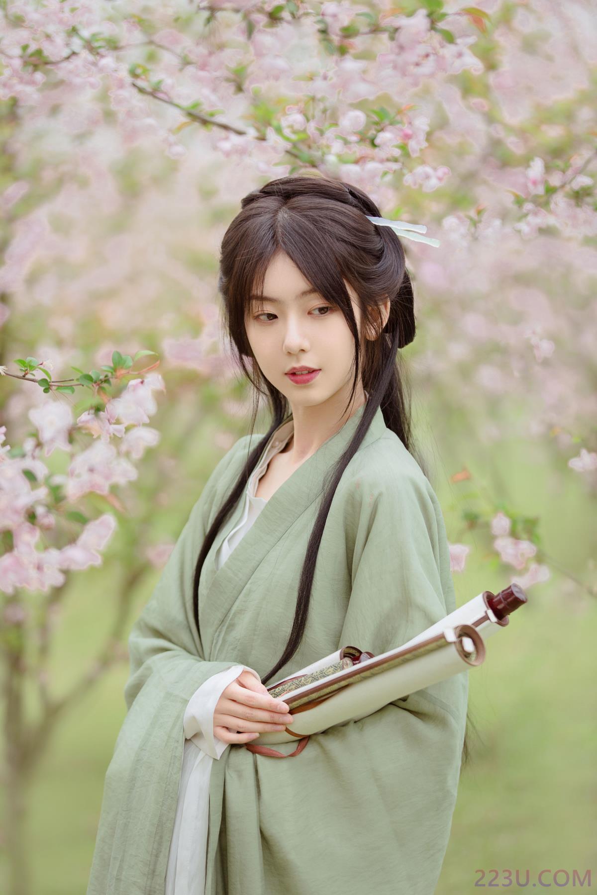 山水有清音 – 18P – 摄影：双木嘉容 – 模特：王韵涵涵 - 福利组