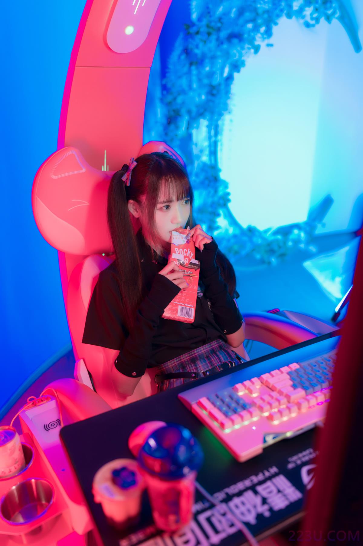 电竞少女 – 20P – 摄影：魔颜社D叔 – 模特：兔子Zzz不吃胡萝卜 - 福利组