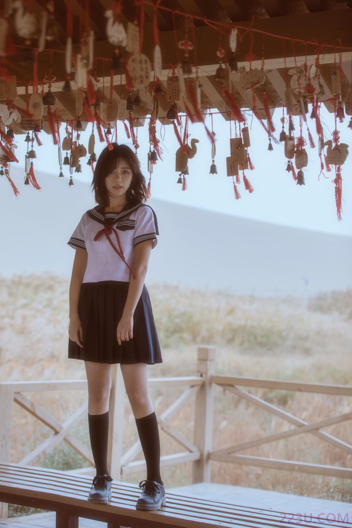 沙漠JK – 22P – 摄影：井月 – 模特：佳佳子_zZ - 福利组