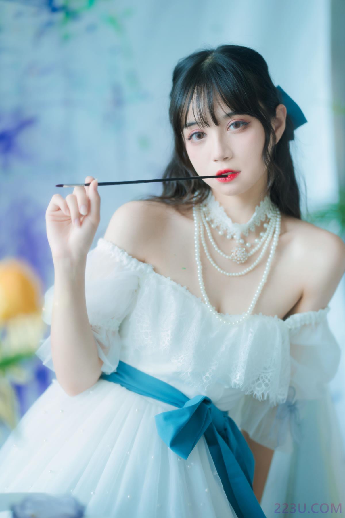 莫奈的画室 – 21P – 摄影：雷斯写真集 – 模特：贰加六 - 福利组