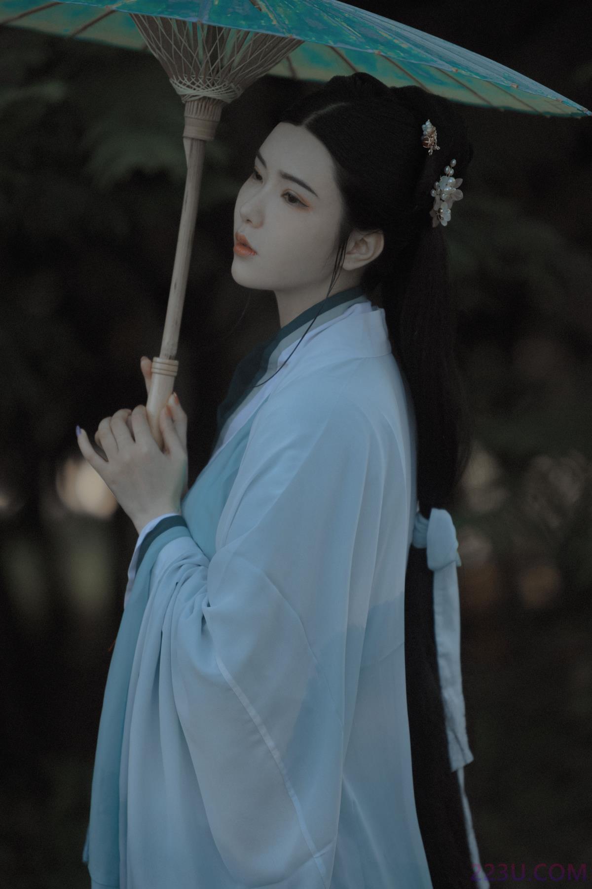 山居秋暝 – 22P – 摄影：若寒Rock – 模特：三重子-kiki - 福利组