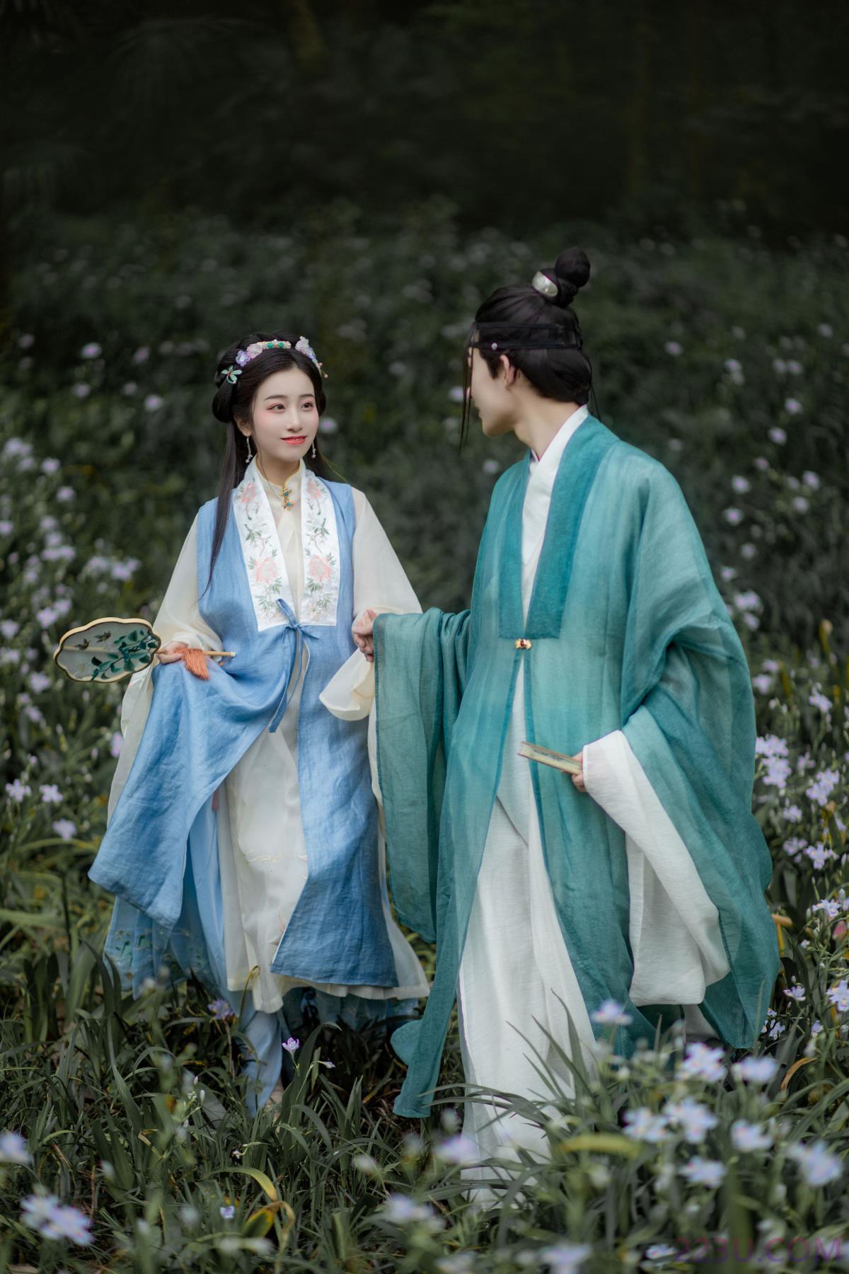 踏春 – 21P – 摄影：花间 – 模特：小清菡呀 - 福利组