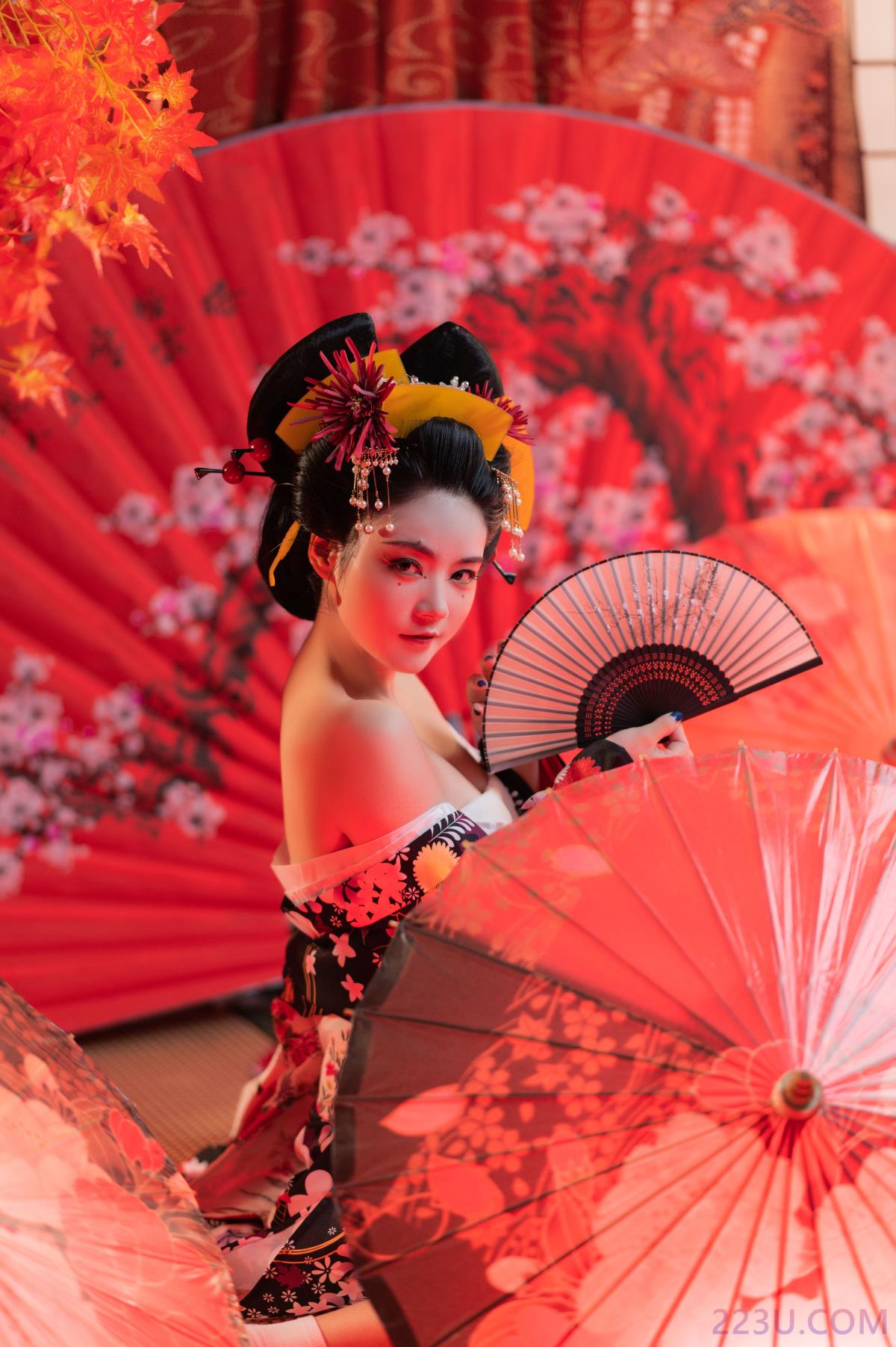 扇姬 – 24P – 摄影：魔颜社D叔 – 模特：莫妮卡 - 福利组