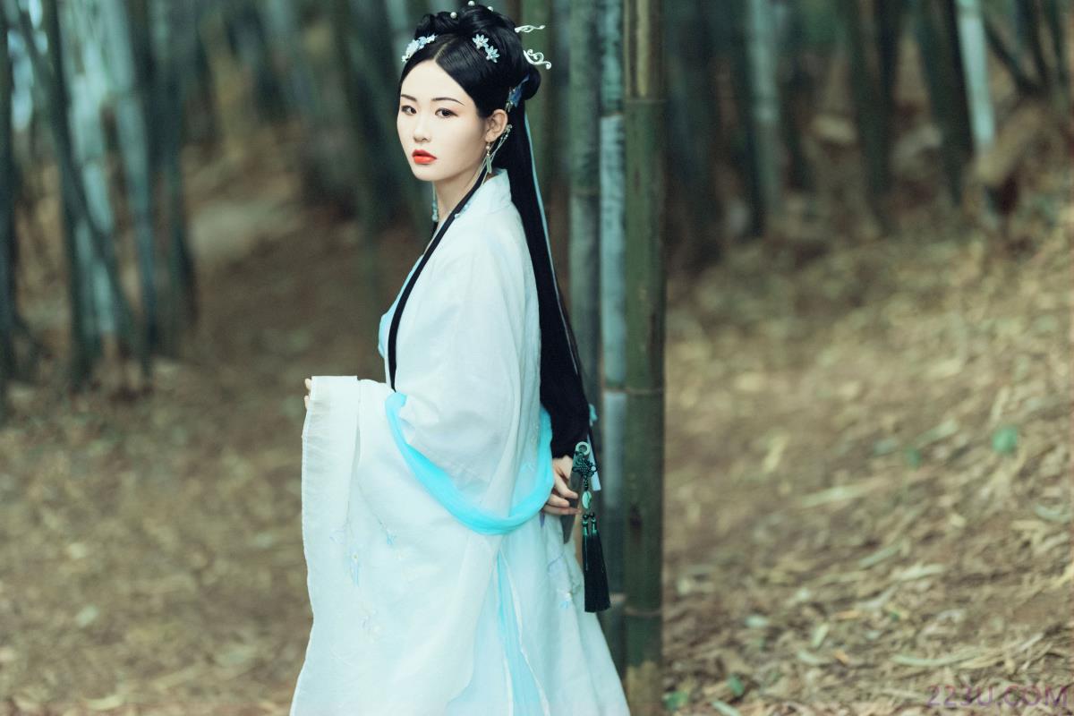 竹林深处 – 22P – 摄影：若寒Rock – 模特：mendy - 福利组