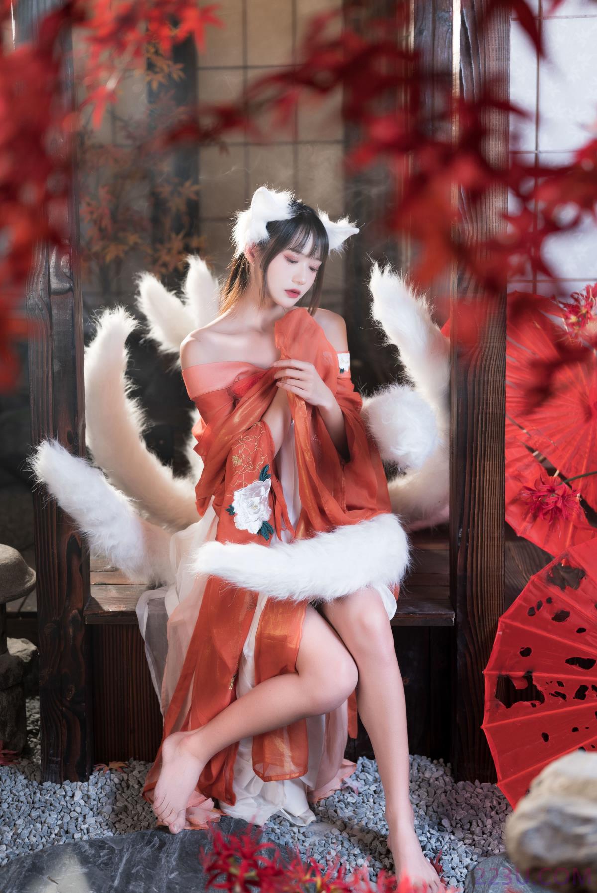 九尾狐 – 24P – 摄影：魔颜社D叔 – 模特：兔子Zzz不吃胡萝卜 - 福利组