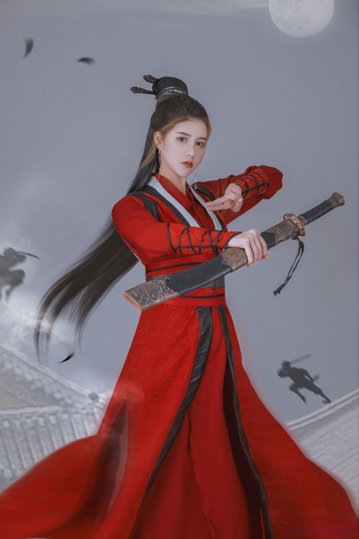 巾帼烈 – 20P – 摄影：@鹏叔 – 模特：琴宝 - 福利组