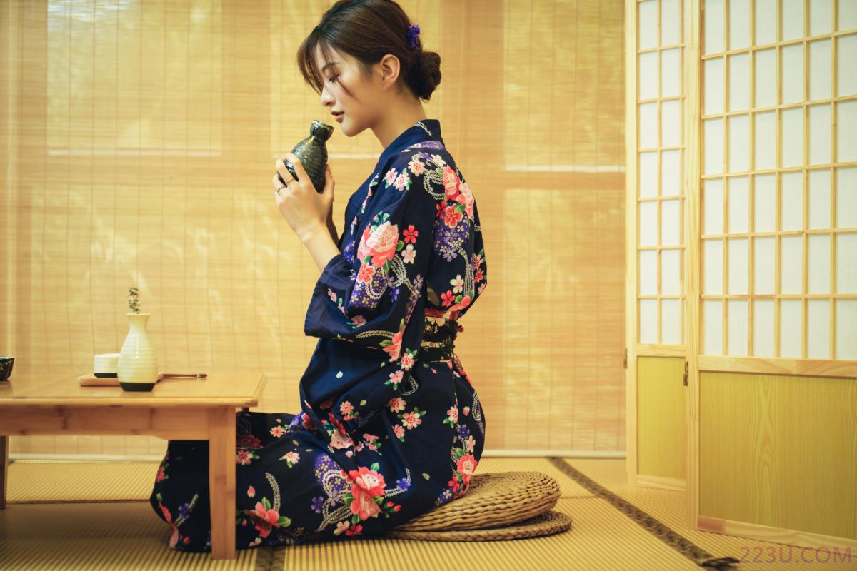 夏日和服日式私房 – 38P – 摄影：胡渣 – 模特：吕陈 - 福利组