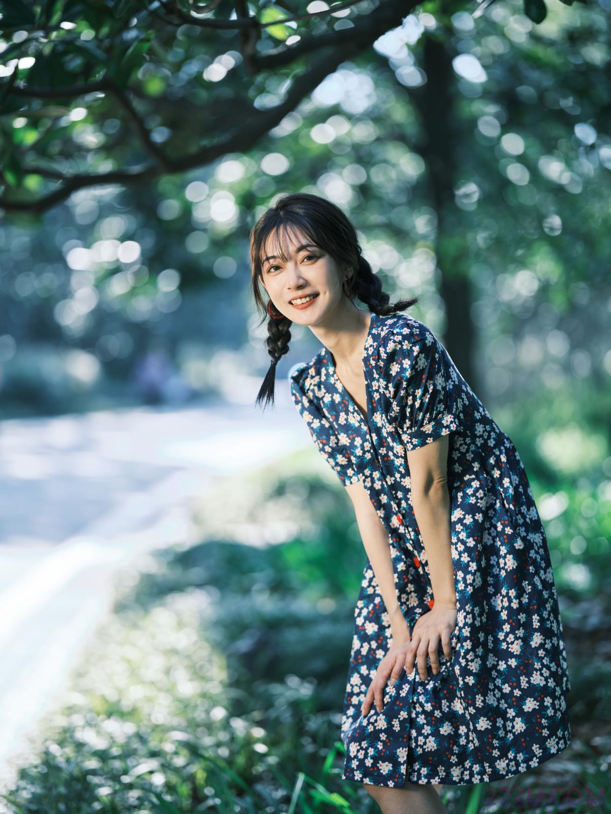 复古碎花裙 – 29P – 摄影：tiandi – 模特：小飞鸟同学 - 福利组