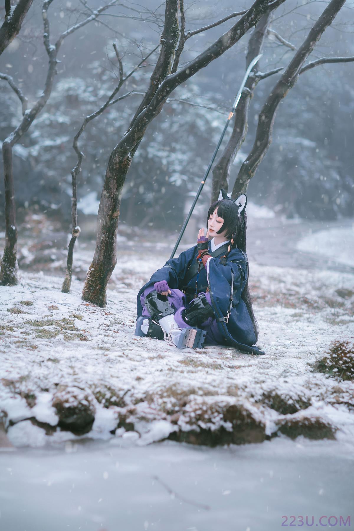 嵯峨 ~雪山的修炼 – 19P – 摄影：仙鱼 – 模特：遥山药药 - 福利组