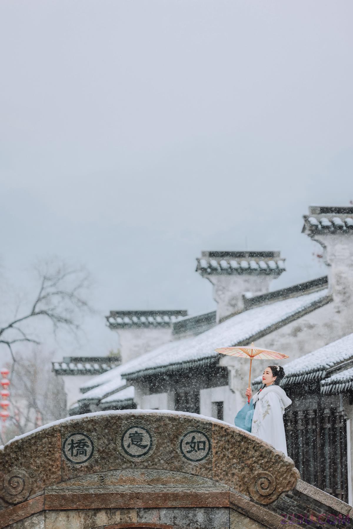 春雪 – 22P – 摄影：悦香阁 – 模特：鹿呦 - 福利组