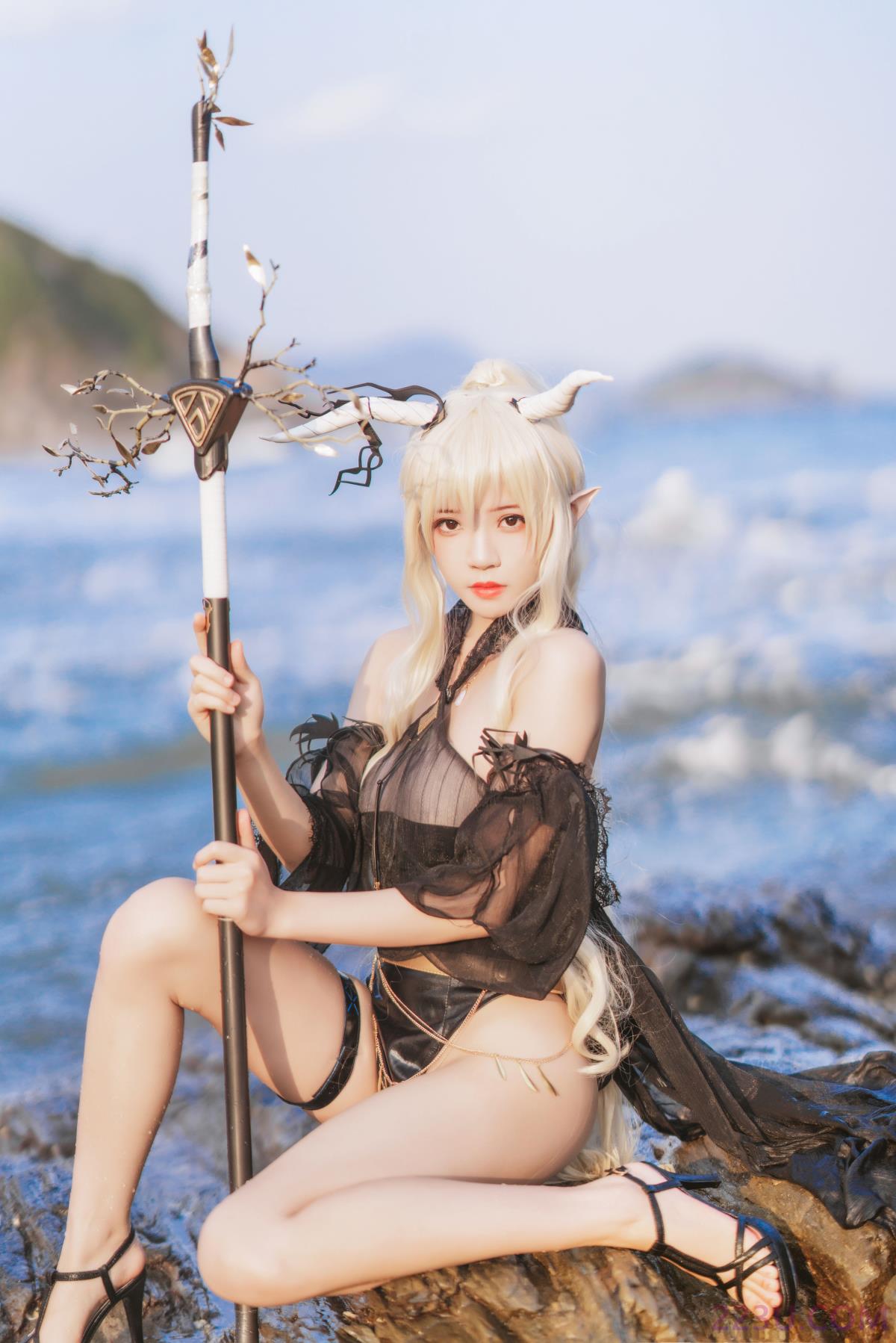 cosplay 明日方舟 闪灵 – 28P – 摄影：西瓜呆毛汪 – 模特：桜桃喵 - 福利组