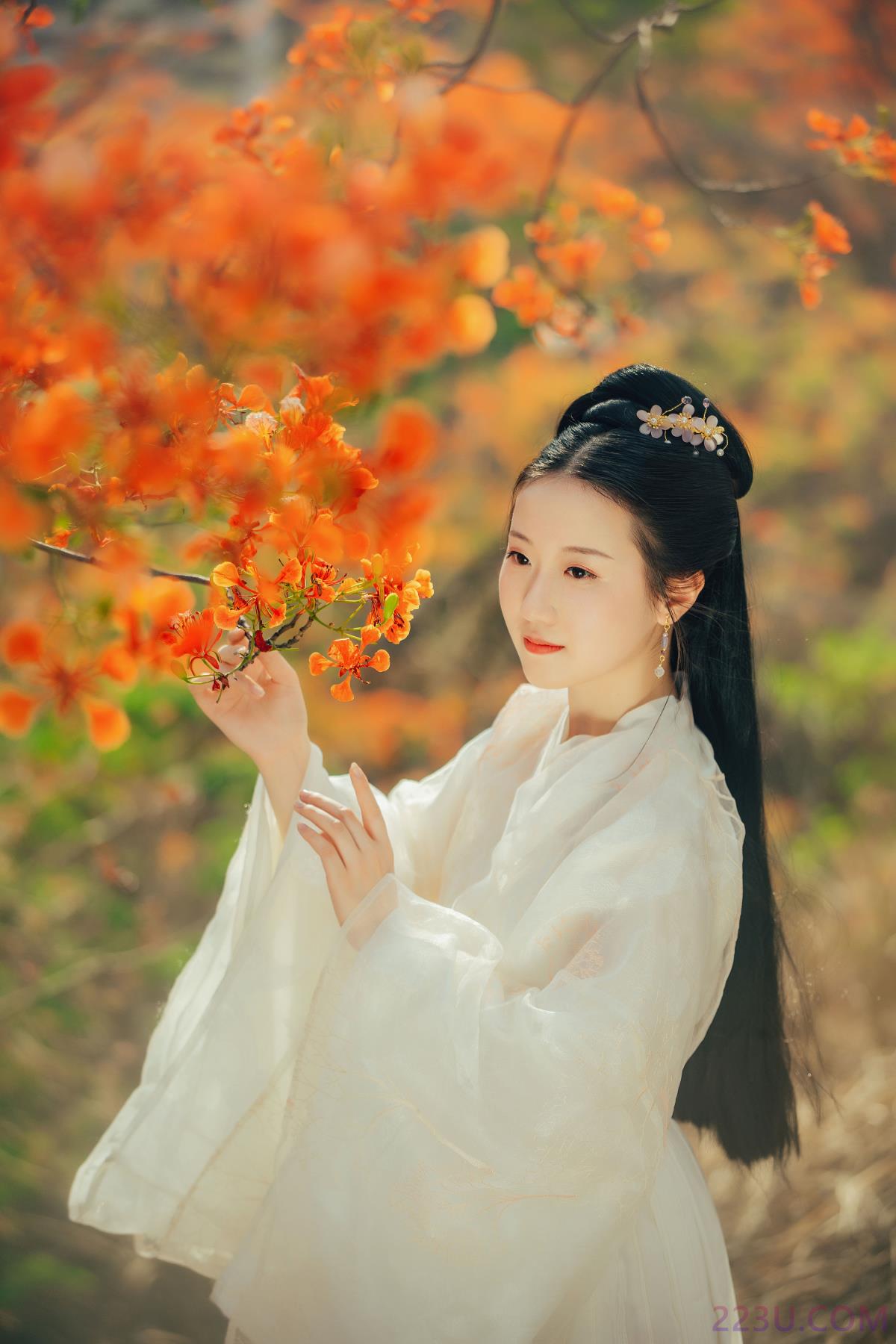 凤凰花开 – 24P – 摄影：米木兮 – 模特：粥米饭 - 福利组