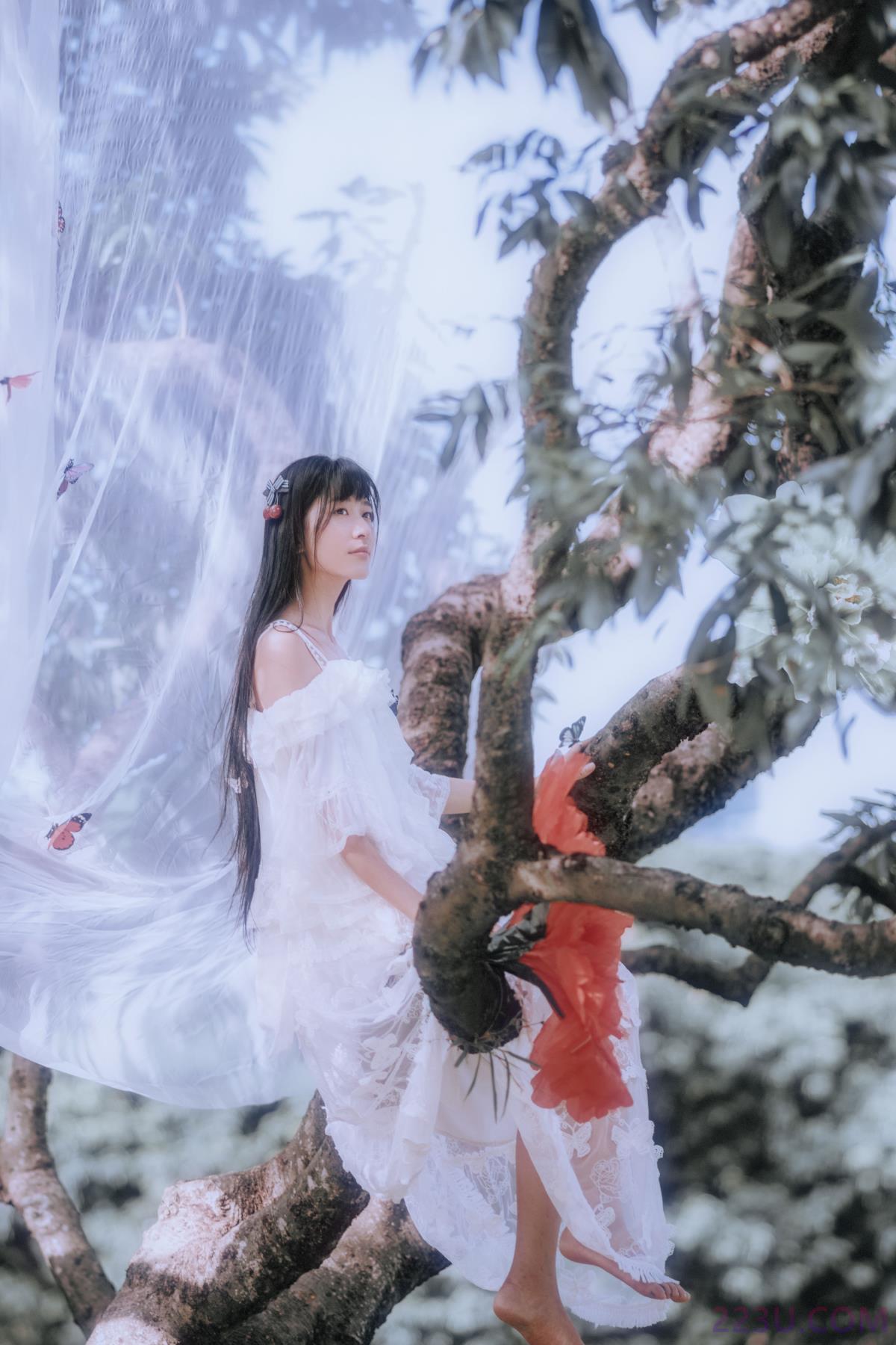 花的嫁纱 – 20P – 摄影：若寒Rock – 模特：颖儿 - 福利组