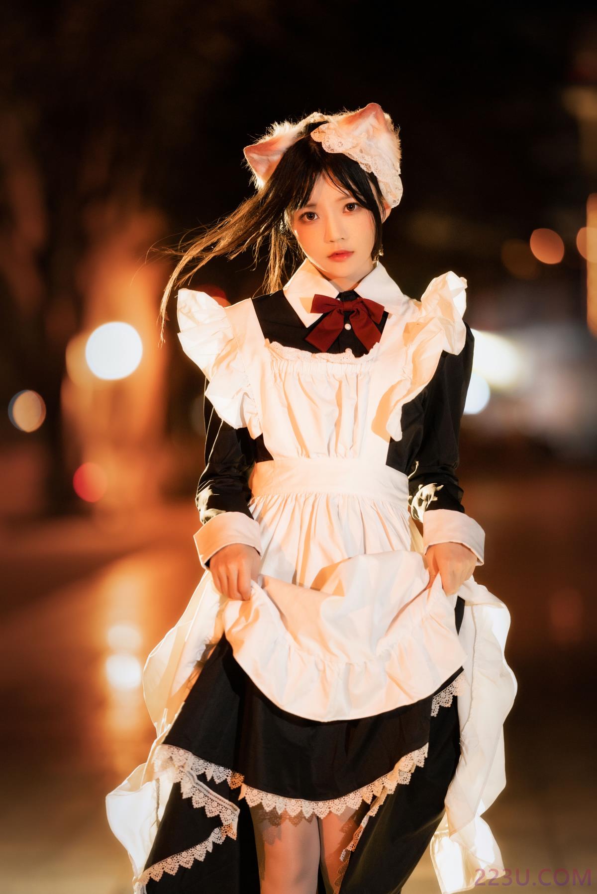 夜女仆 – 19P – 摄影：西瓜呆毛汪 – 模特：桜桃喵 - 福利组