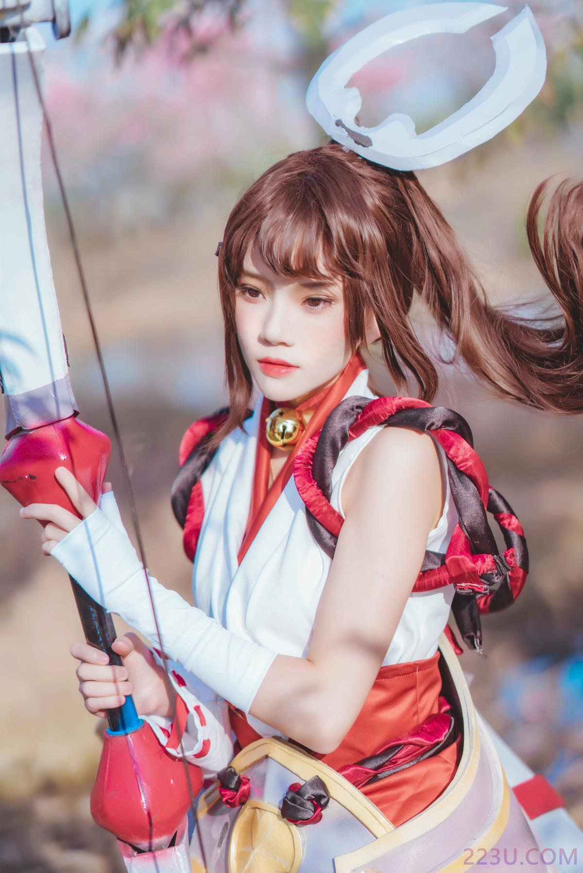 花见巫女 – 31P – 摄影：西瓜呆毛汪 – 模特：桜桃喵 - 福利组