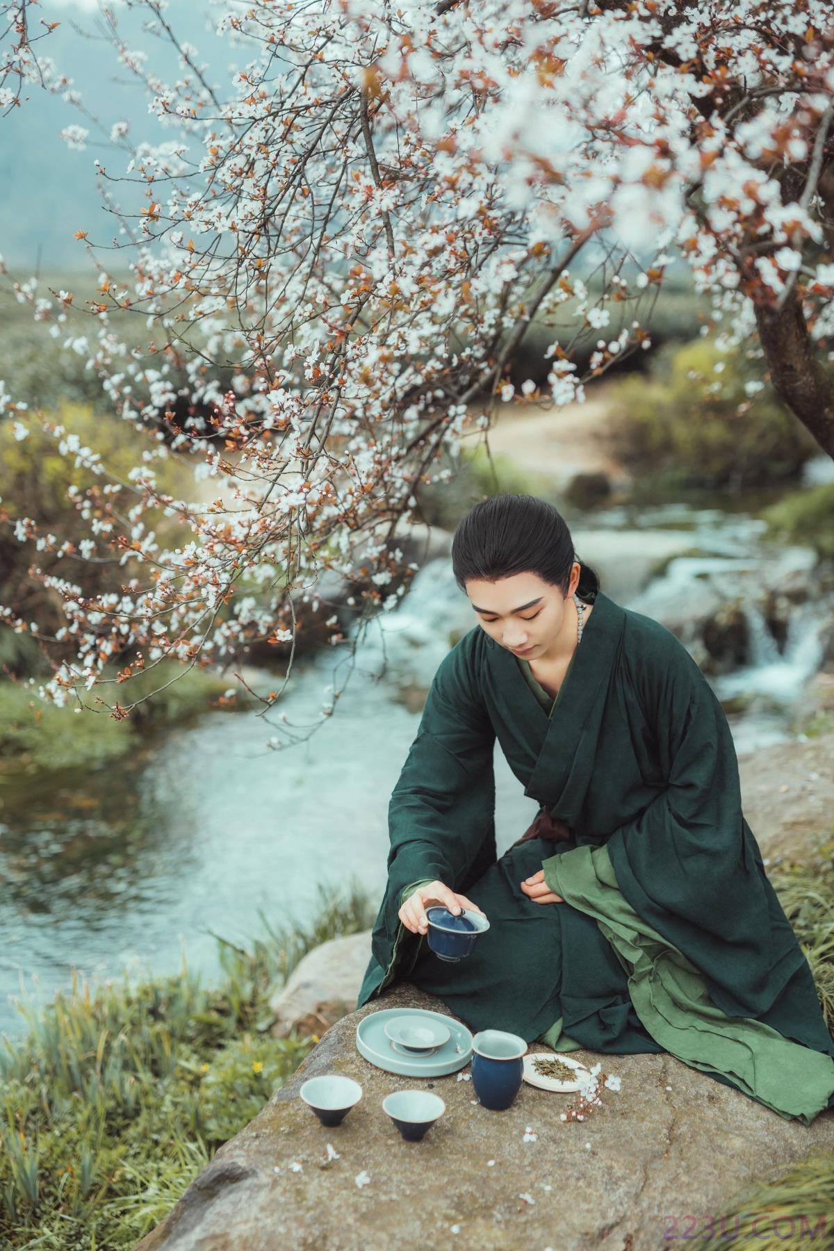 山泉煎茶 – 18P – 摄影：从暮暮 – 模特：是敬賢呀 - 福利组