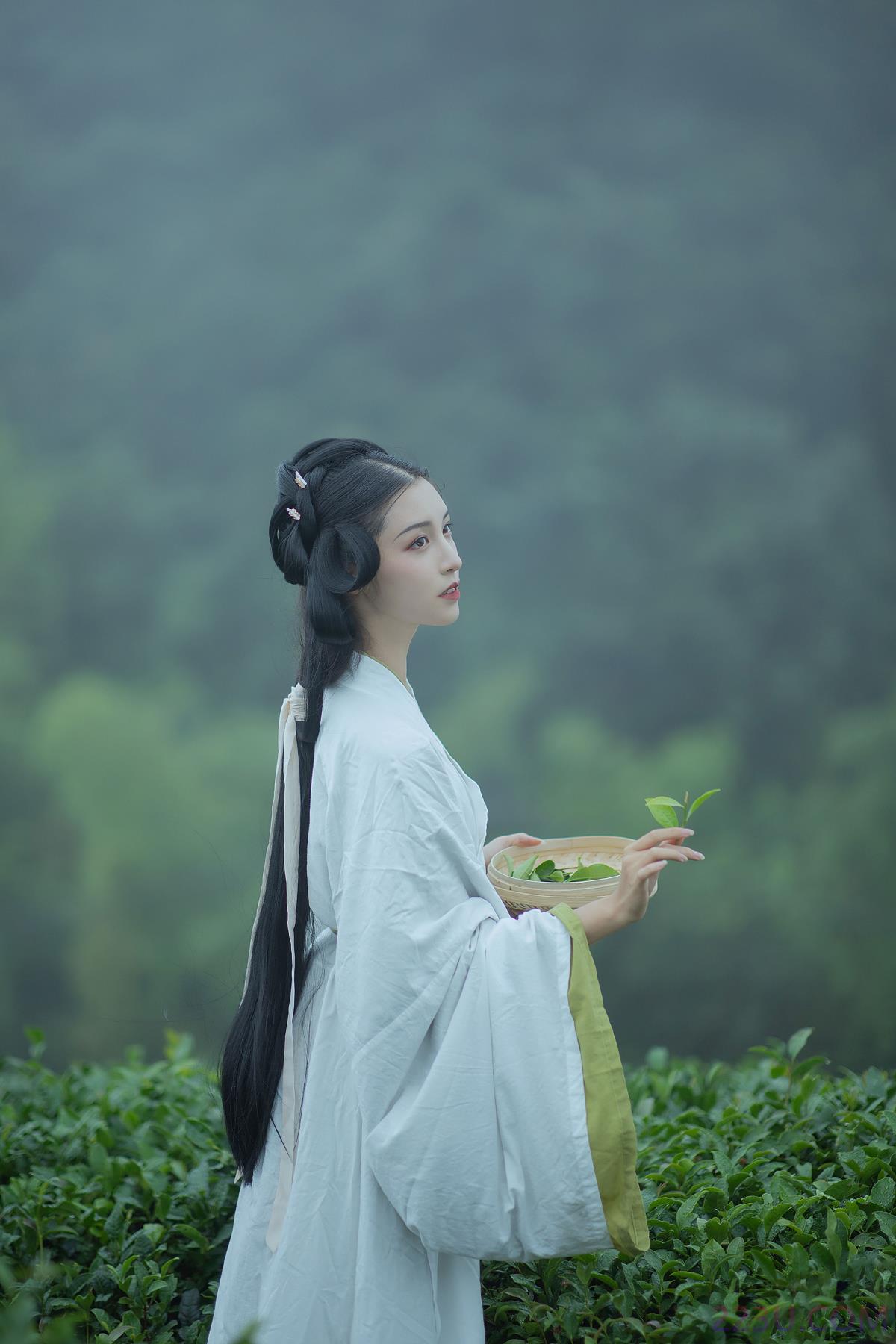 采茶女 – 18P – 摄影：莓兮MAY – 模特：十八重川 - 福利组