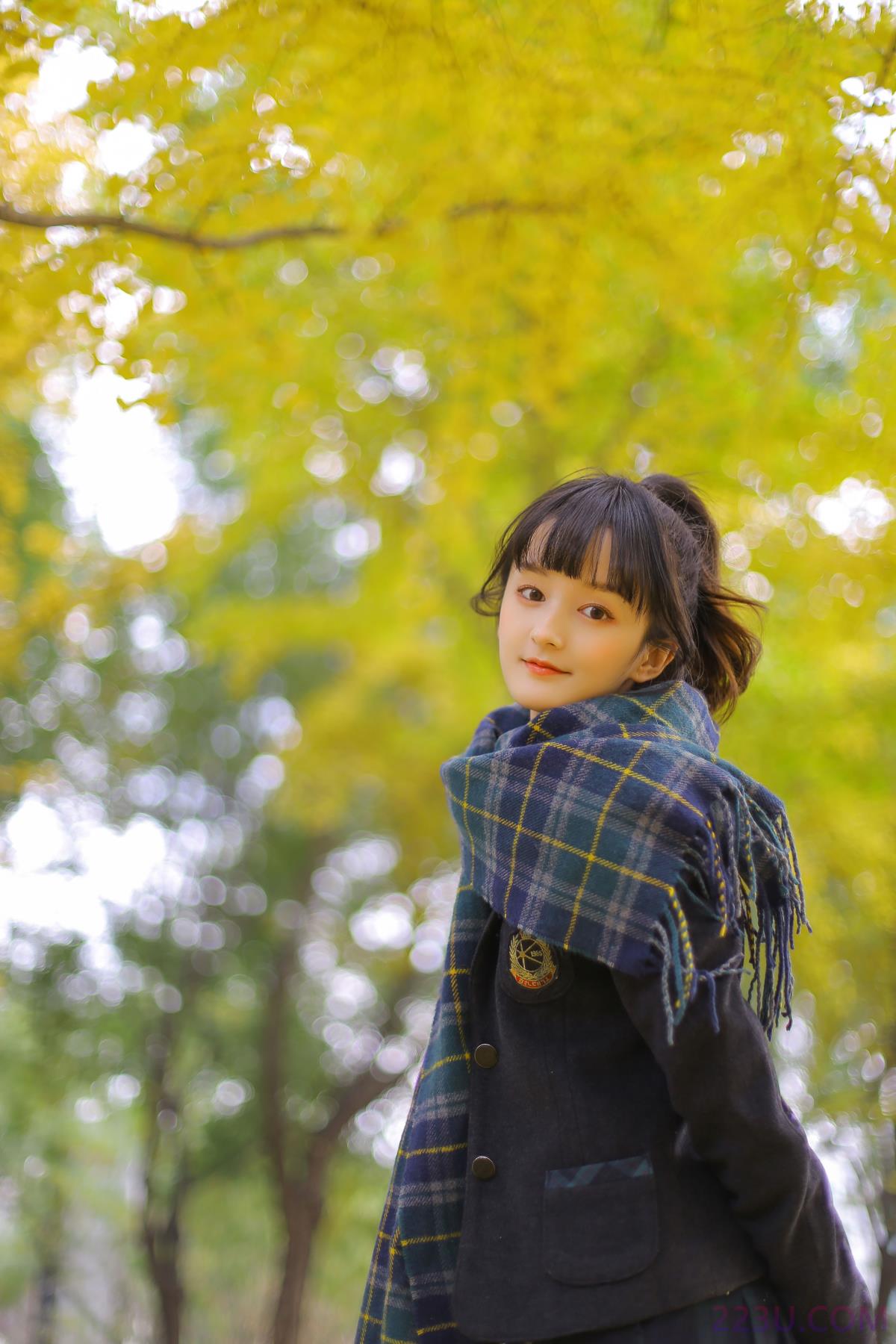 秋の调色盘 – 27P – 摄影：Sa娇少女写真馆 – 模特：脆可柿 - 福利组