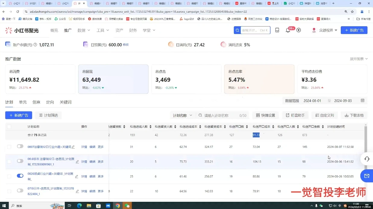 李老师·小红书运营投流，0基础实战教学 - 福利组