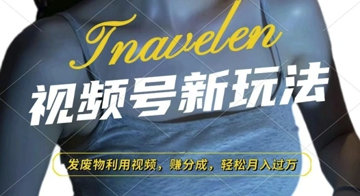视频号新玩法，废物利用视频，撸分成收益，轻松月入过W【揭秘】 - 福利组