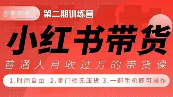 小Red书带货42天训练营 2.0版，宝妈+自由职+上班族+大学生，提高副业收入的大红利项目 - 福利组