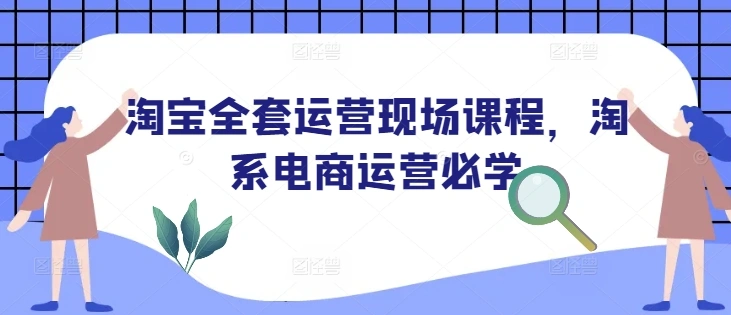 淘宝全套运营现场课程，淘系电商运营必学 - 福利组