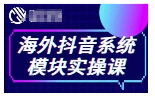 海外抖音Tiktok系统模块实操课，TK短视频带货，TK直播带货，TK小店端实操等- 福利组