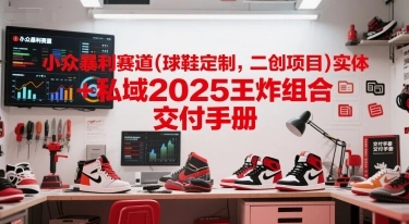 小众暴利赛道(球鞋定制，二创项目)实体+私域2025王炸组合  交付手册- 福利组