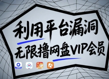利用平台漏洞，无限撸网盘VIP会员，用户亲测有效!【漏洞原理+操作演示】- 福利组