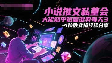 小说推文私董会大佬知乎短篇混剪每天3-4位数实操经验分享 - 福利组