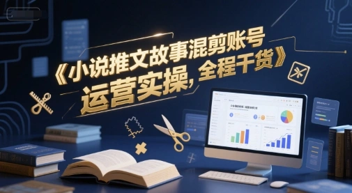 小说推文故事混剪账号运营实操，全程干货 - 福利组