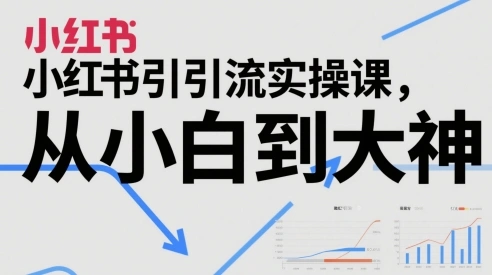 小红书引流实操课，从小白到大神 - 福利组