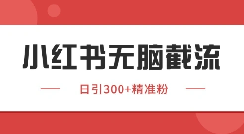 小红书截流同行客源，独家野路子获客玩法 日引200+暴力获客【揭秘】 - 福利组
