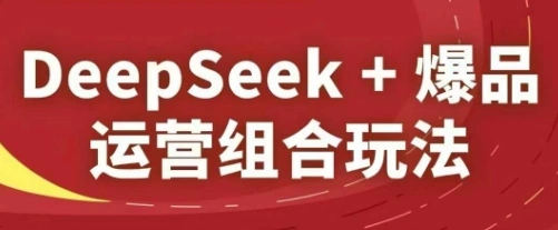 DeepSeek+爆品运营组合玩法，2025淘系精品课- 福利组
