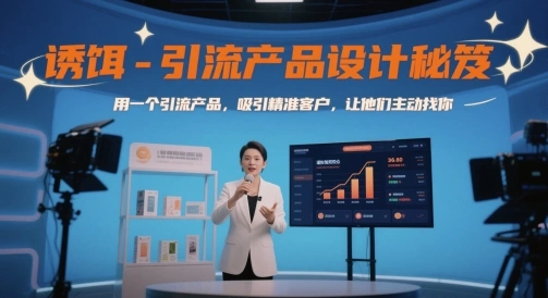 诱饵-引流产品设计秘笈，用一个引流产品，吸引精准客户，让他们主动找你 - 福利组