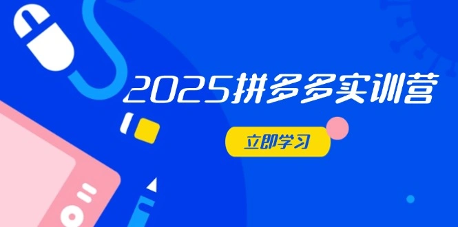 2025拼多多实训营：深度剖析运营关键，助力电商人快速提升 - 福利组