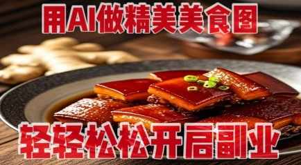 用AI做精美美食图，无需专业设备拍摄，轻轻松松开启副业 - 福利组