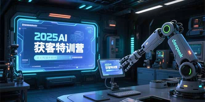 2025AI获客特训营，AI图文视频全制作，deepseek工具实操教学 - 福利组