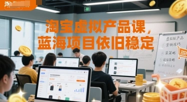 淘宝虚拟产品课，蓝海项目依旧稳定- 福利组