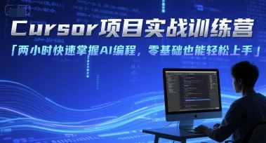 Cursor项目实战训练营，两小时快速掌握AI编程，零基础也能轻松上手 - 福利组