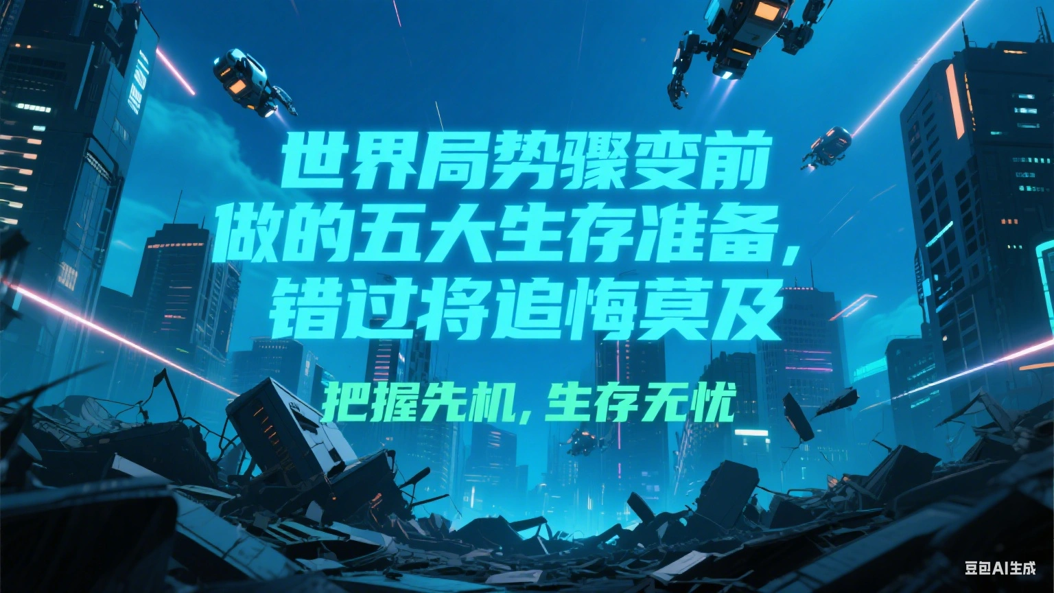 付费文章《世界局势骤变前必做的五大生存准备，错过将追悔莫及》 - 福利组