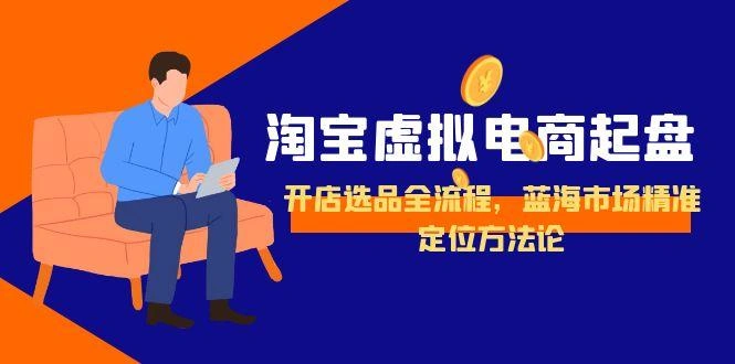 淘宝虚拟电商起盘，开店选品全流程，蓝海市场精准定位方法论 - 福利组