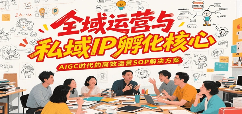 全域运营与私域IP孵化核心，AIGC时代的高效运营SOP解决方案- 福利组