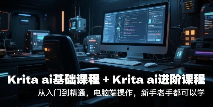 krita ai基础课程+Krita ai进阶课程，从入门到精通，电脑端操作，新手老手都可以学 - 福利组