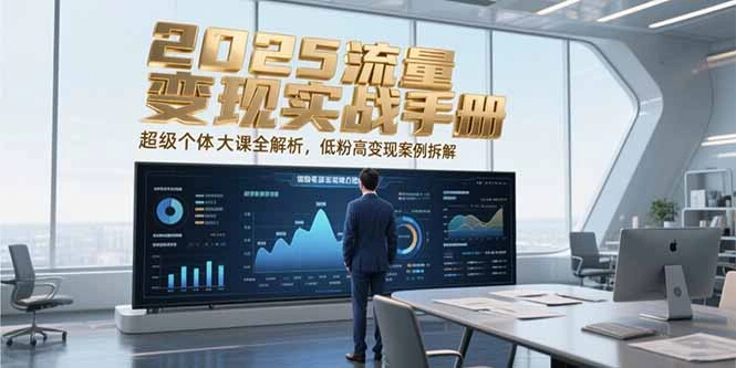 2025流量变现实战手册，超级个体大课全解析，低粉高变现案例拆解 - 福利组