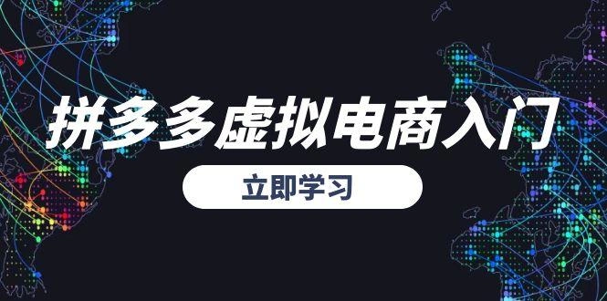 拼多多虚拟电商入门，精准选品方法论，无货源模式起盘技巧- 福利组